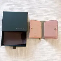 ラルコバレーノ✨ スマートカードウォレット BEIGE*PINKのサムネイル