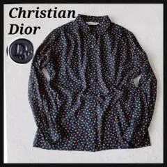 希少 Christian Dior クリスチャンディオール シャツ ブラウス総柄