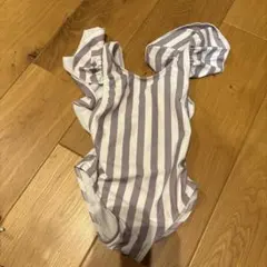 ベビー　水着　ストライプ　90〜100cm 女の子