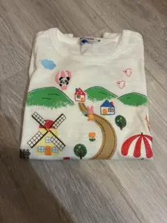 ミキハウス 刺繍 Tシャツ 100cm