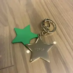 FURLA スター チャーム キーホルダー　美品