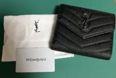 SAINT LAURENT 三つ折り財布 ブラックのサムネイル