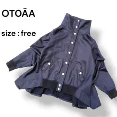 オトアー OTOÄA アウター ブルゾン フレア スタンドネック
