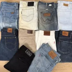 お得なまとめ売り◎￼￼Levi's リーバイス ￼ジーンズ パンツ Leeなど