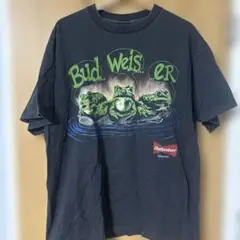 Budweiser 蛙 バドワイザー フロッグ ビール 企業 tシャツ XL
