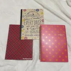 【新品未使用】平成レトロ ノート 3点まとめ売り オリーブデオリーブ 文房具