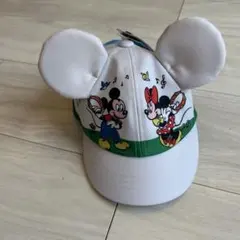 ミッキー＆ミニー 耳付きキャップ　しまむら　リトシー　キャップ