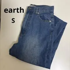 アース⭐️【ミュージックアンドエコロジー】ストレートデニムパンツ Sライトブルーのサムネイル