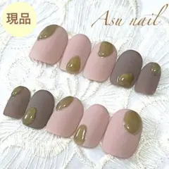 ゴールド　マット　ネイルチップ　現品限り