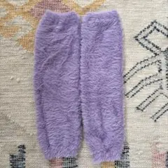 靴下屋　 レッグウォーマー パープルのサムネイル