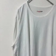 メンズ ホワイト ロングスリーブ Tシャツ 【XL】