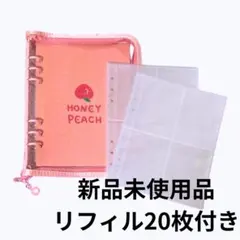 リフィル20枚付き トレカバインダー 6穴 透明 韓国風 シール帳A5新品未使用
