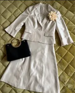 東京ソワール COCCOLUSSI フォーマルワンピース　9号　コサージュ付