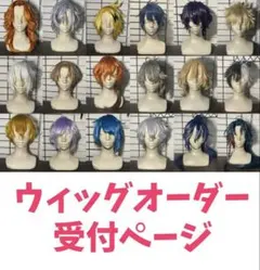 ウィッグオーダー 受付ページ コスプレ