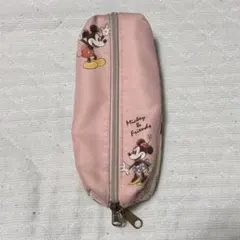 ミッキーマウス ペンケース　両面開き