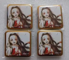 鬼滅の刃　ダイニング　お楽しみくじ　スクエア缶バッジ　竈門禰豆子　セット