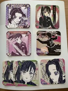 鬼滅の刃　コースター　胡蝶しのぶ　栗花落カナヲ