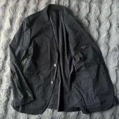 美品 EPOCA UOMO アンコンジャケット 春夏 XLサイズ ブラック 50