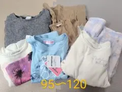 新品あり！　95〜120サイズ　女の子用　夏服　5枚セット　petitmain