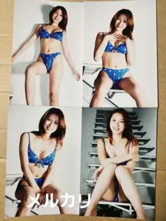 吉川ひとみ 生写真4枚セット⑳レースクイーン(ハガキサイズ) - メルカリ