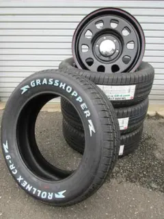 送料込み☆デイトナ+グラスホッパー215/60R17☆ホワイトレター ハイエースのサムネイル