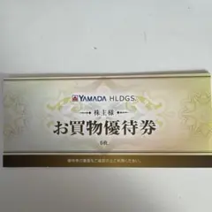 ヤマダデンキ　ヤマダホールディングス　優待　3000円分