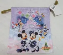 東京ディズニーランド　CHRISMAS WISHES　2011 巾着　新品タグ付