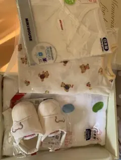 新品未使用　ミキハウス新生児セット【23,100円相当】箱あり