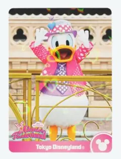 ミニー　パルパルーザ　コレクションカード　ドナルド