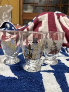 ムーミン谷のガラスコップ 3個セット