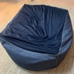 パームFMC18) 関東〜関西圏送料無料 無印良品 ビーズクッション 紺 パームFMC18) 関東〜関西圏送料無料 無印良品 ビーズクッション