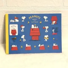 スヌーピー シール付きメモパッド