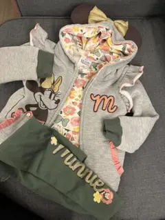 ミニーマウス トレーナー・レギンスセット　3点セット