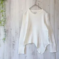TeXTURE & THREAD ホワイト長袖トップス S