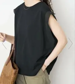 ◾️新品未使用　オーガンジーコンビルーズプルオーバーのサムネイル