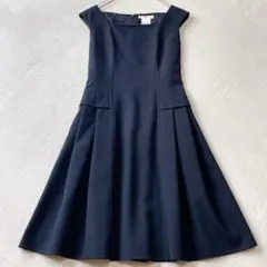 René basic ノースリーブワンピース ネイビー 36 - メルカリ
