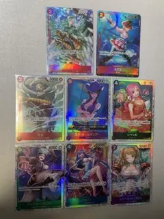 ワンピースカード 女の子 sr パラレル まとめ売り モネ コアラ 他