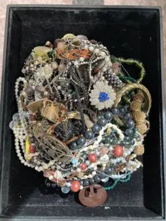 s1220 遺品整理 イミテ アクセサリー 3kg ネックレス パール 色石