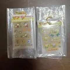 マイメロディ ポムポムプリン　ガチャガチャ　ごほうびシール風チャーム　2個セット