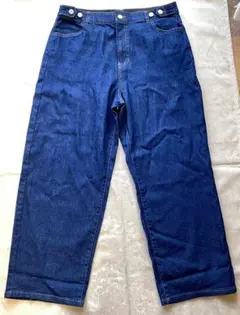 【新品】【送料込み】【レディース３L】隠しゴムで見た目すっきり楽ちんデニム