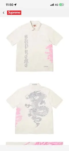 Supreme The Great China Wall Dragon Poloのサムネイル