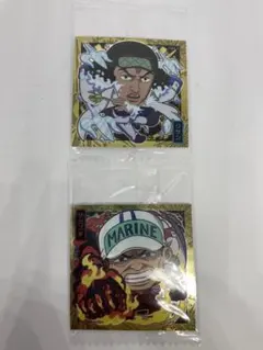 【新品未開封】ワンピース 大海賊シールウエハース SW2-12・13 赤犬 青雉