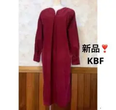 新品❣️KBFラウンドスリットコーデュロイワンピース♡
