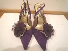 ★セブントゥエルブサーティ　レオパードコサージュ付パンプス★