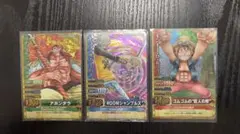 ワンピーベリーマッチW 白ひげ、黒ひげ GR セット売り ワンピース