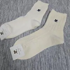 courrèges アイボリー ソックス サイズ2のサムネイル