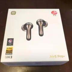 Soundpeats Air5 Pro+ ブラック ワイヤレスイヤフォンのサムネイル