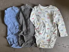 H&M 長袖ロンパース 3枚セット 92cm