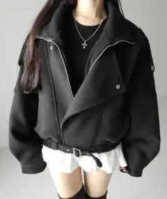 ウールライクベルテッドオーバーコートwoollikebeltedovercoat