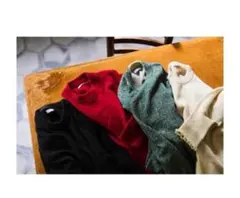 maatee&sons ひょっとこニット ブラック　サイズ2